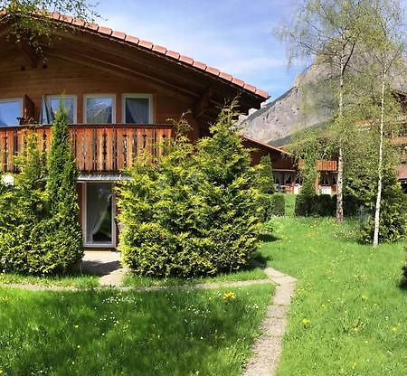 Chalet-Hotel Adler AG Kandersteg Exterior foto
